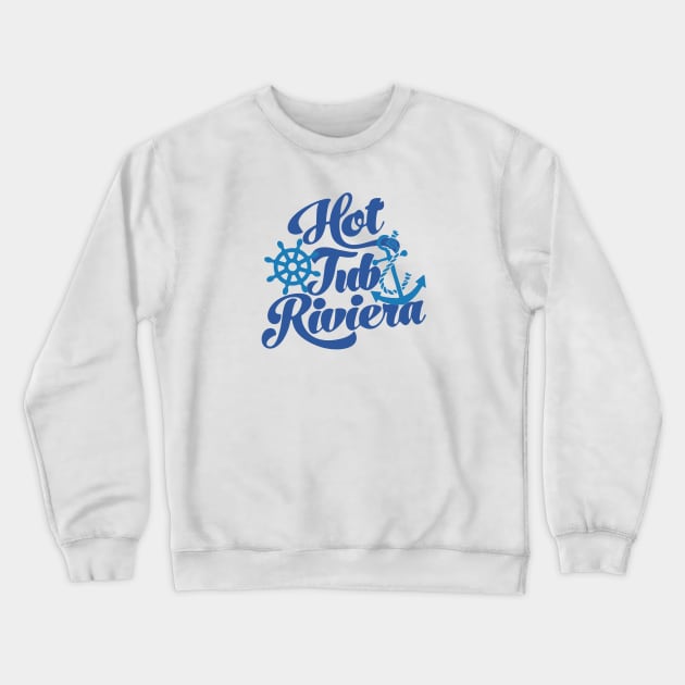 Hot Tub Riviera Crewneck Sweatshirt by Yule